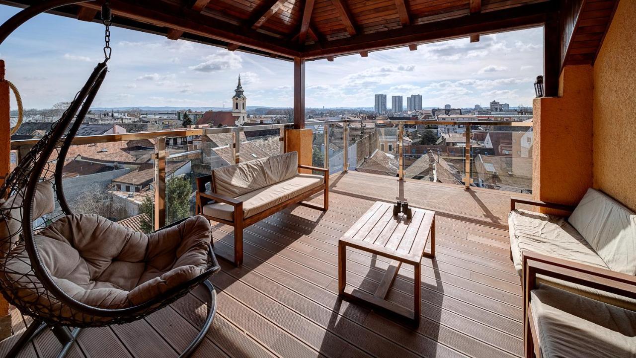 Appartamento Panorama Penthouse Belgrado Esterno foto